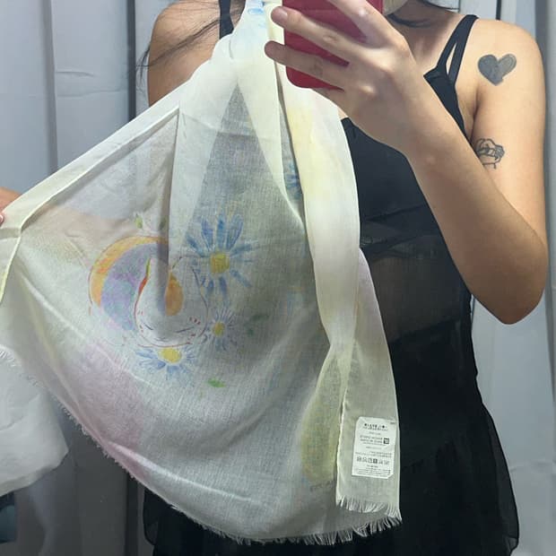네코 시스루 머플러