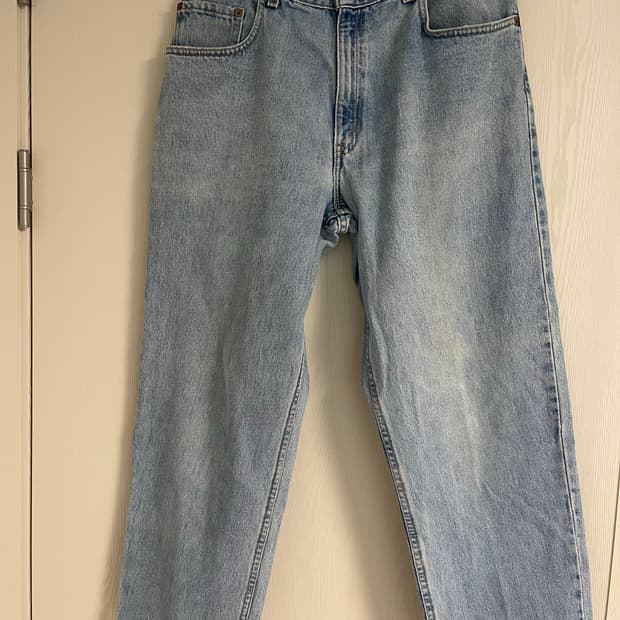 리바이스made in USA 560연청 데님청바지 34/34(기장수선)