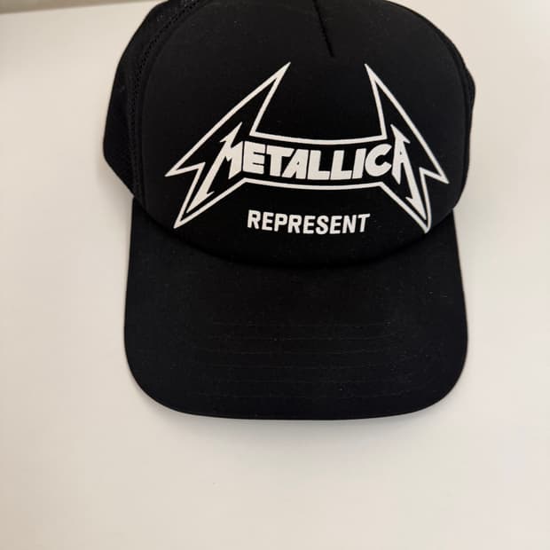 REPRESENT METALLICA 메탈리카 트러커 캡 블랙