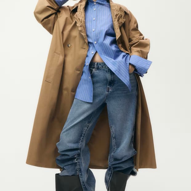 🩵 [H&M x Glenn Martens] Wide Side-Slit 