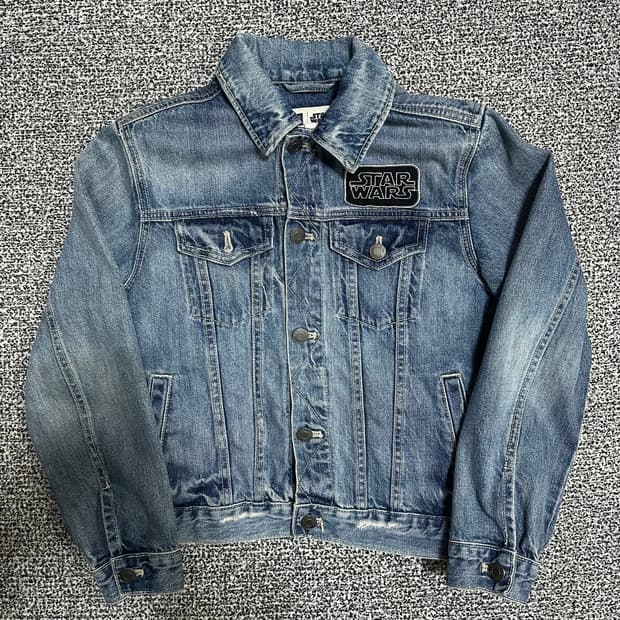 (XS추천) GAP 갭 스타워즈 크롭 데님 자켓 청자켓