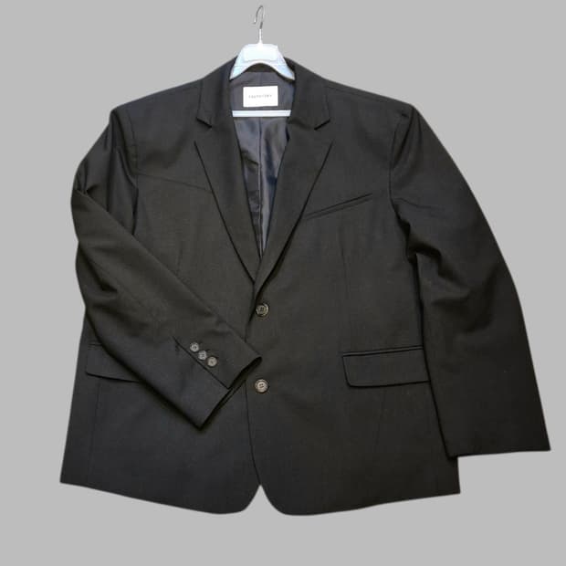 M(착샷잇음) 블랙 오버핏 블레이져 