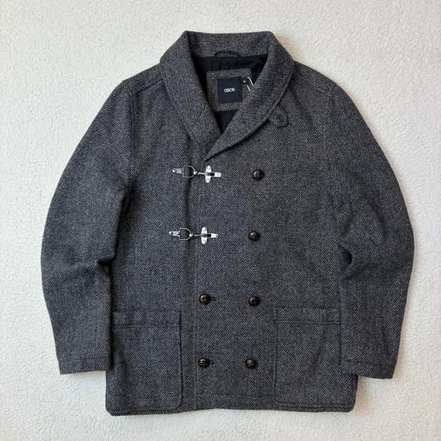 에이소스 ASOS Hook 헤링본 더블 코트 PN6101