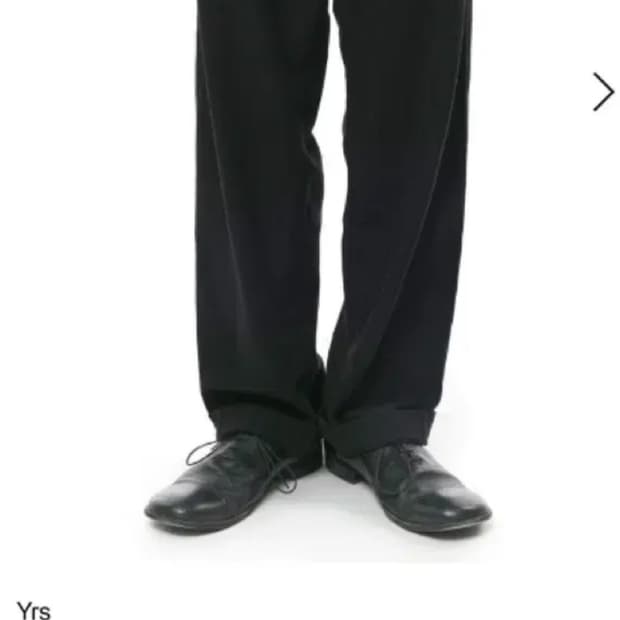 이얼즈어고 백사틴 신치백 블랙팬츠 M