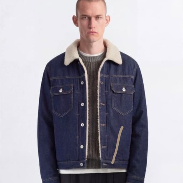 THESTORI 양털데님자켓