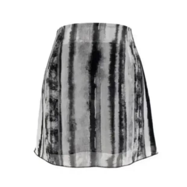 보헤미안서울 쉬폰 타이다이 스커트 s