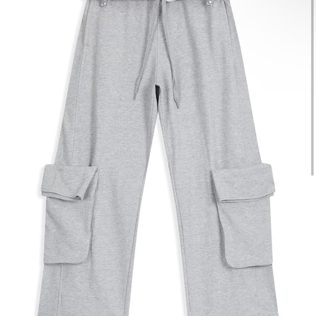 새상품)오픈와이와이 ROLLED SWEAT CARGO 롤업스웻카고팬츠