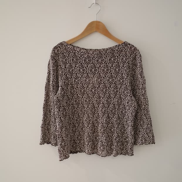 Brown Rinkle Top 