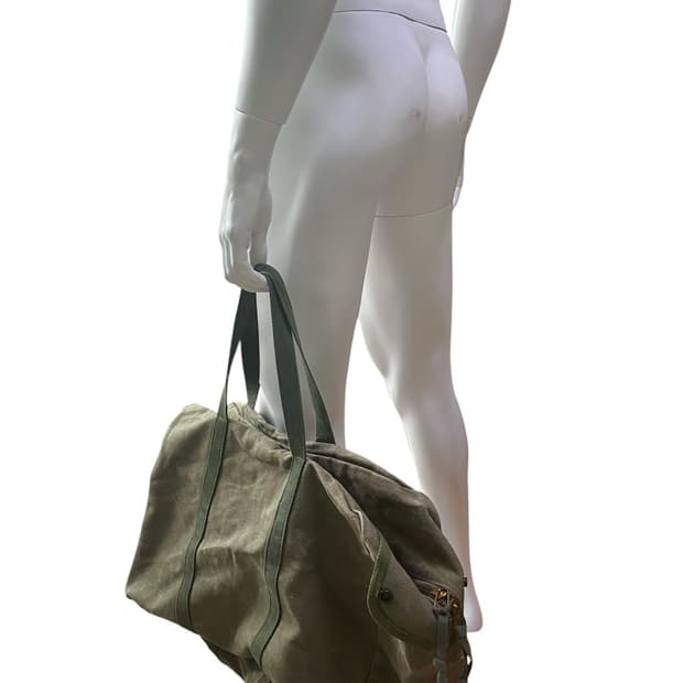 70s Military Canvas Duffle Bag