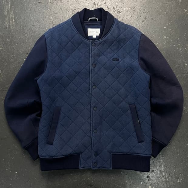 100 라코스테 퀼팅 스타디움 자켓 