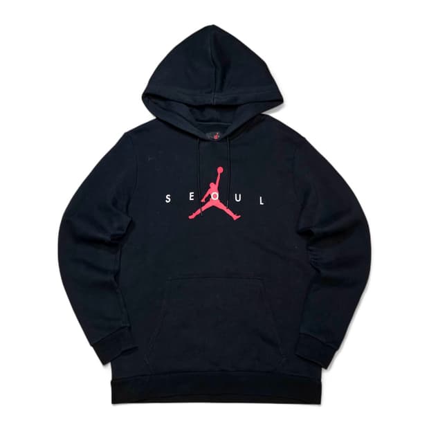 조던 서울 빅로고 후드티 (실M)
