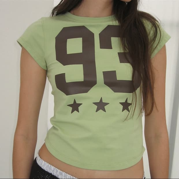 93 CIAO PRINTED SHORT SLEEVE TEE_LIGHT G