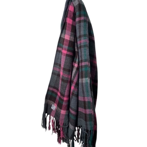 빈티지 체크 머플러