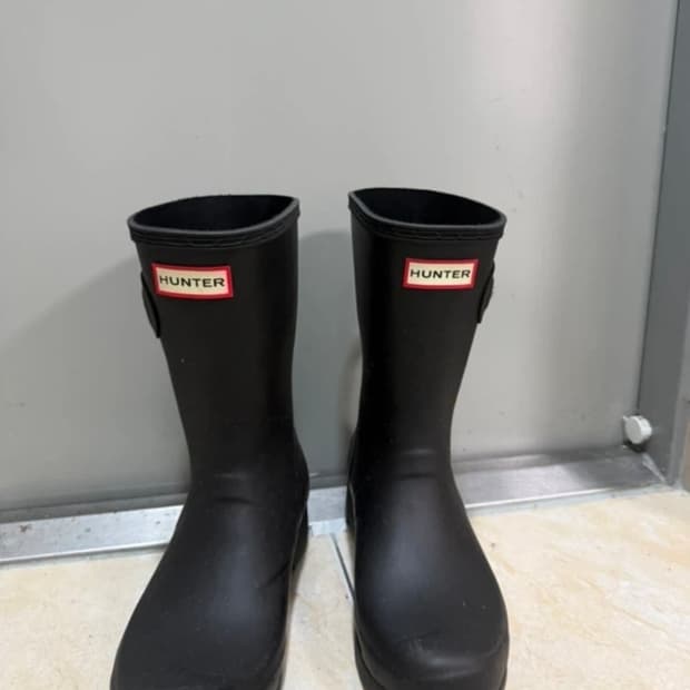 헌터 레인부츠 블랙 240