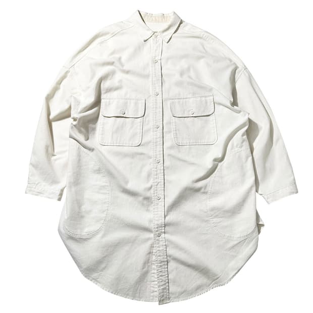 캐피탈 린넨 코튼 Sloppy 셔츠 코트