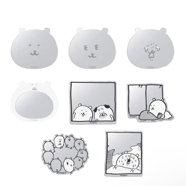 담곰이 농담곰 거울 스티커