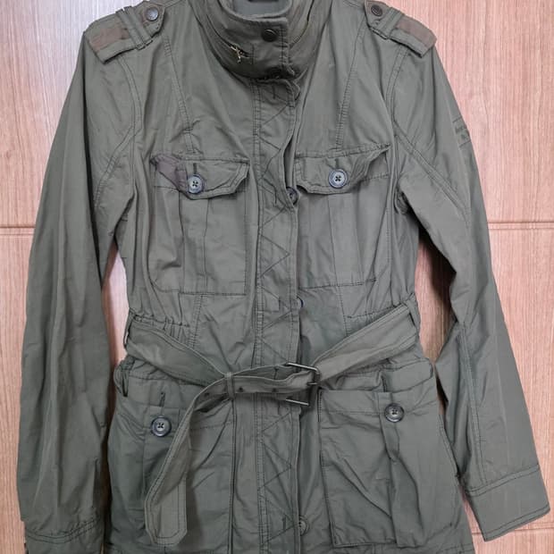 아베크롬비 여성 벨트 야상 L