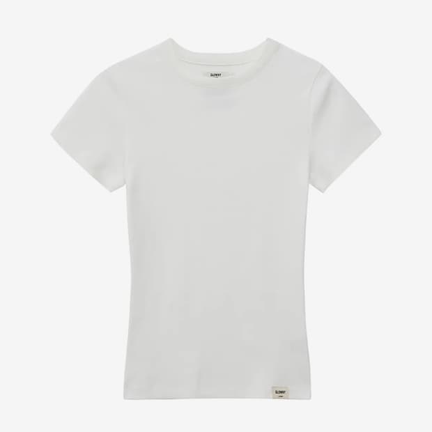 글로니 G CLASSIC FITTED TEE WHITE