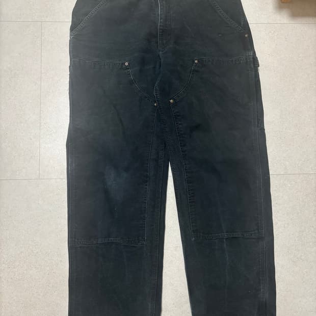 00s 칼하트 더블니 블랙 34x30
