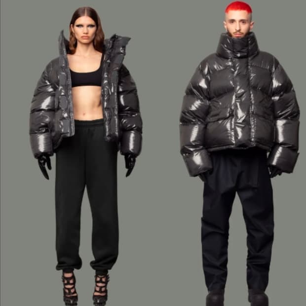 엔타이어스튜디오  패딩 xl