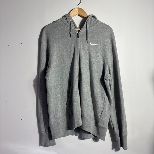 나이키 그레이 스우시 후드집업 (무료배송)