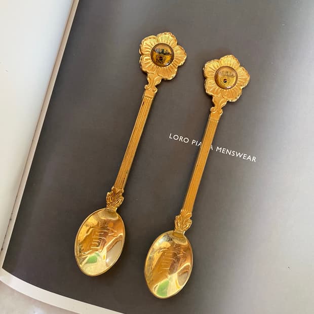 내무부장관 노태우 81년 기념품 스푼 해