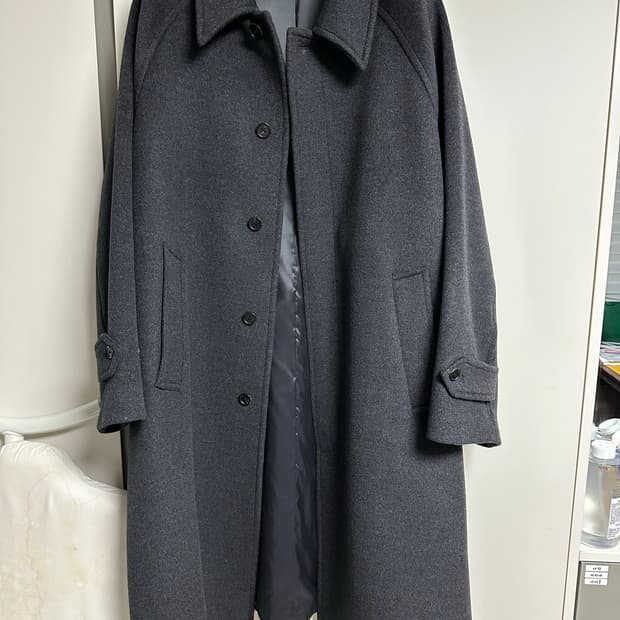 브라운야드 23fw 발마칸 코트 (차콜) 5사이즈 판매