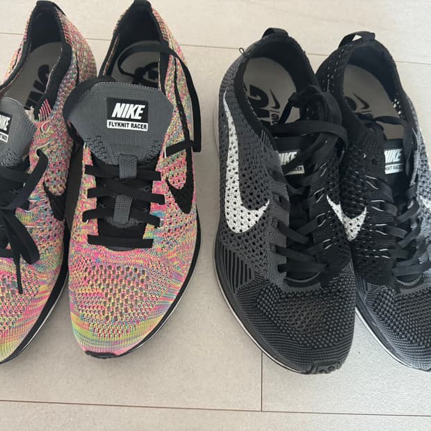 나이키 플라이니트 레이서 신발