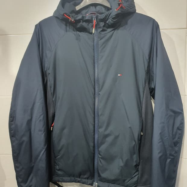 타미힐피거 남성 후드 경량패딩 자켓
