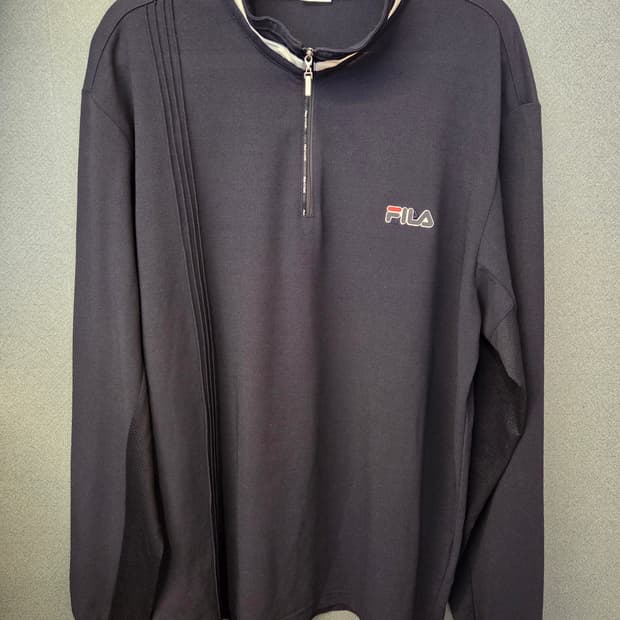 휠라 반집업티셔츠 (봄.초여름용)