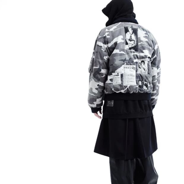 포스텍스 가먼츠 카모봄버