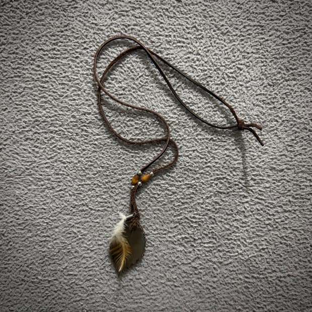 Feather necklace