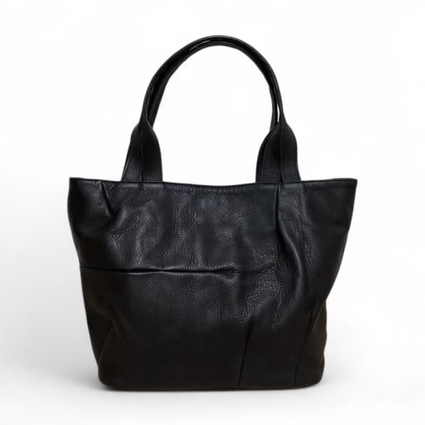 요지 야마모토 뿌르옴므 소가죽 토트백