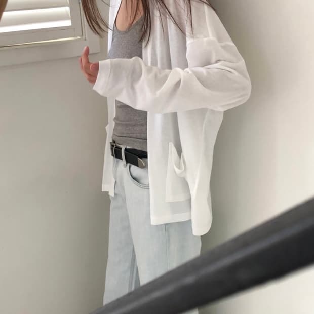 씨유쑨 summer robe cardigan