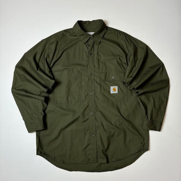 칼하트 25SS 가먼트 워시드 히든 투포켓 셔츠 PN8262