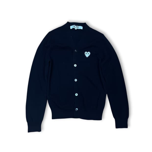 꼼데가르송 화이트와펜 가디건