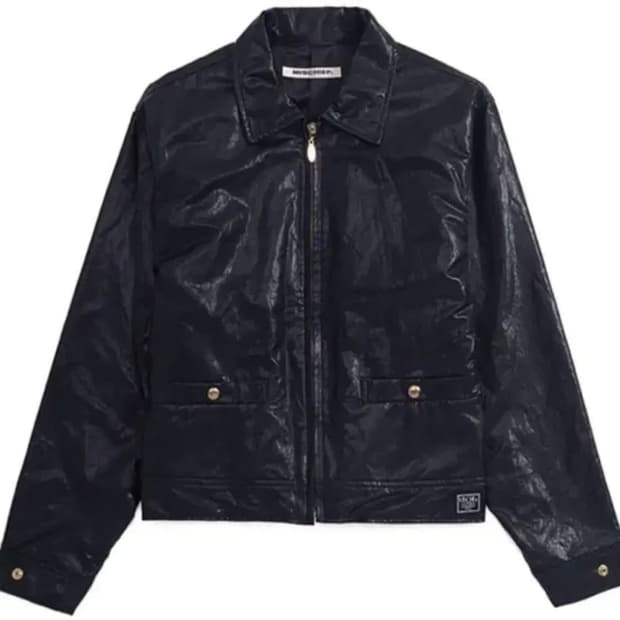 미스치프 faux leather jacket s 폭스 레더 자켓
