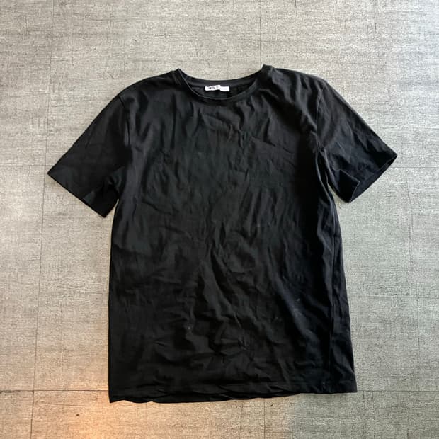 Zara 자라 무지 반팔티셔츠 블랙
