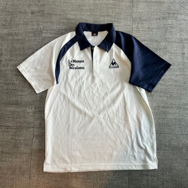 Lecoq 르꼬끄 올드스쿨스트릿 나그랑 반팔카라티셔츠