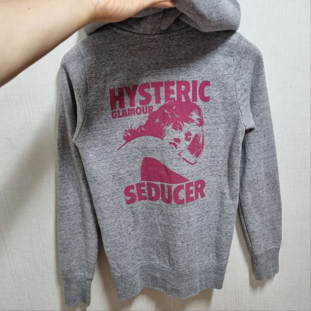 ( S ) 히스테릭글래머 후드티 SEDUCER 그레이