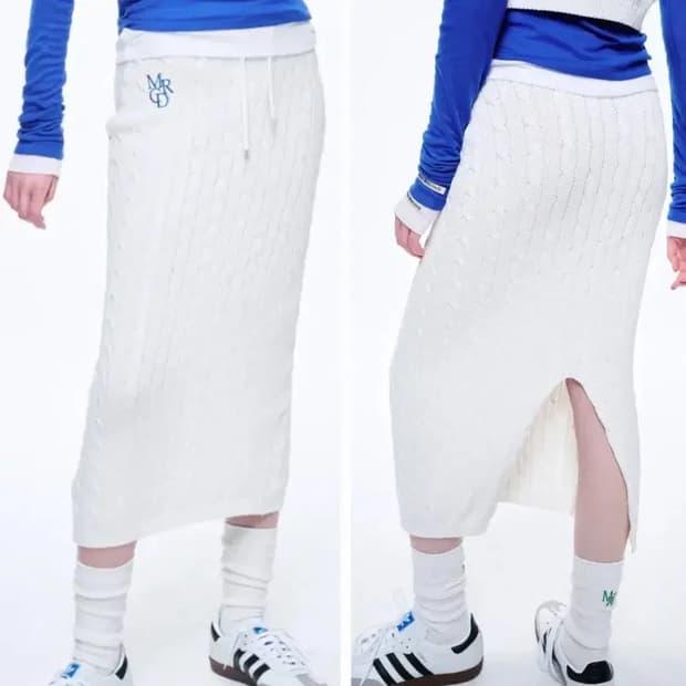 마르디 메크르디 케이블 맥시 스커트 ~55반