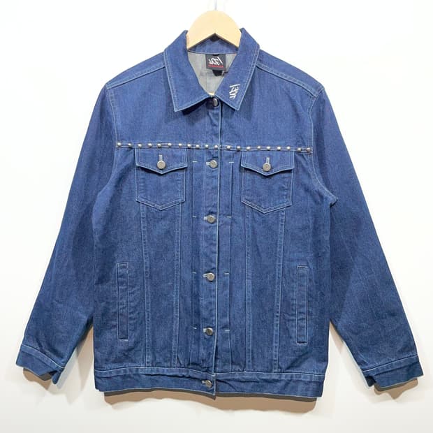 마자플라바 스터드 데님 자켓