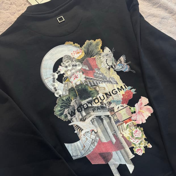 우영미 25fw 그래픽 맨투맨