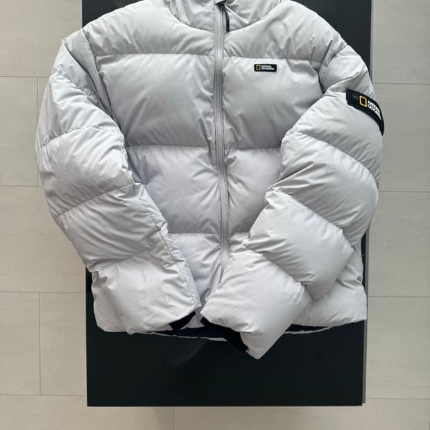 내셔널지오그래픽 패딩 푸퍼 덕다운 점퍼