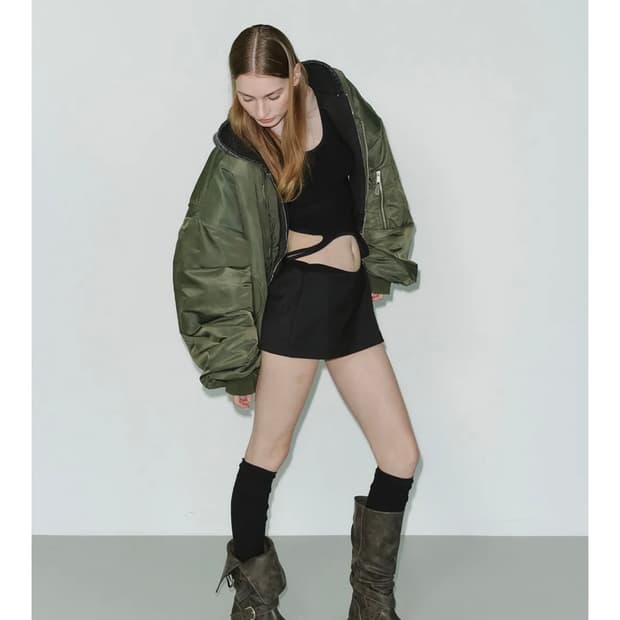 기호 Raven Foldable Buckle Boots(245)