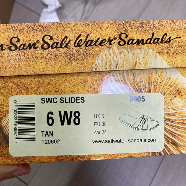 솔트워터 슬라이드 탄 6w8 새상품