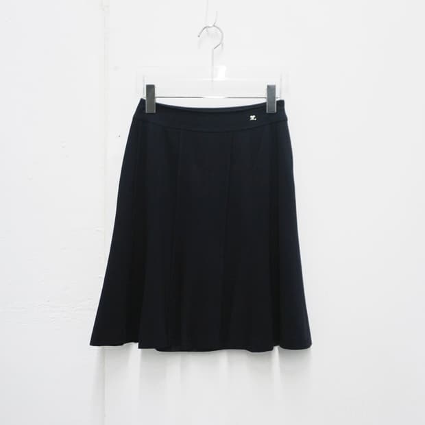 COURRÈGES flare midi skirt