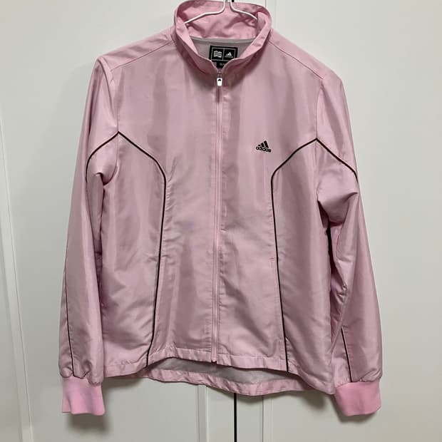 [아디다스] 바람막이 핑크색상