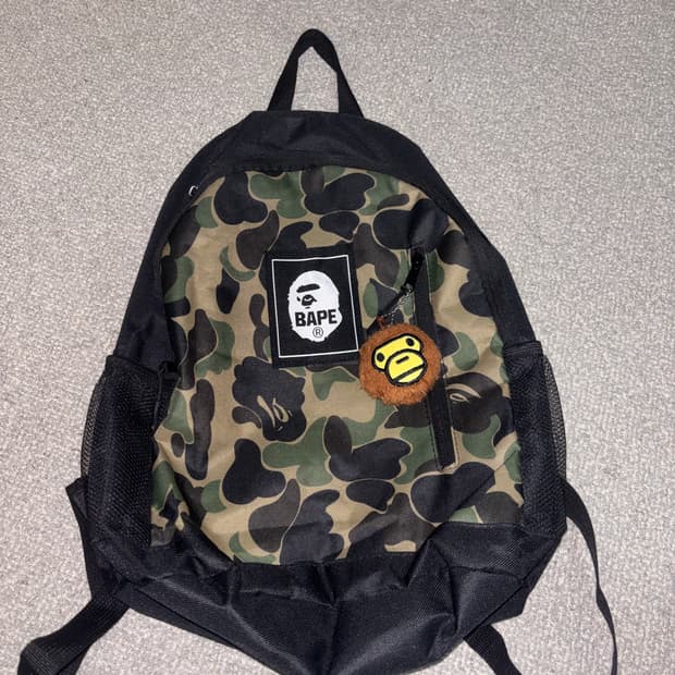 BAPE 베이프 카모 잡지부록 백팩 가방