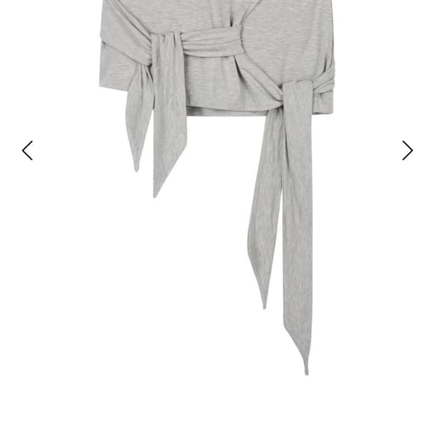 구해요) 락케이크 Drape Wrap Mini Skirt 그레이